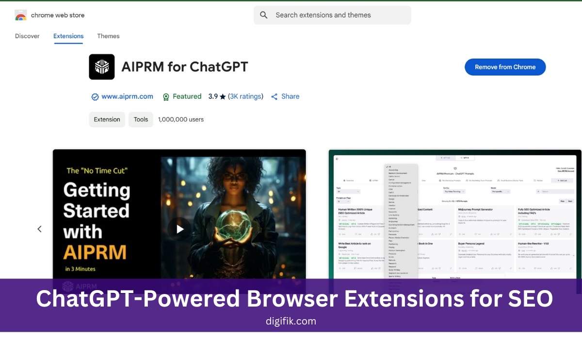 ChatGPT-Powered Browser Extensions for SEO